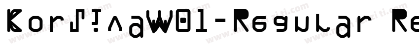 CorsivaW01-Regular Regular字体转换